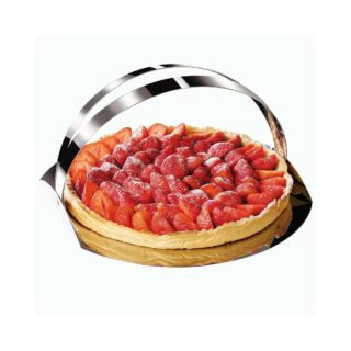 CRISTEL - Moule à tarte Cristel en inox 28cm