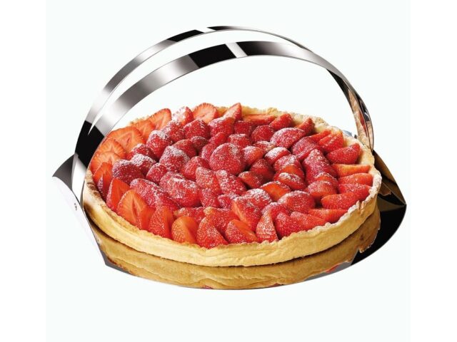 CRISTEL - Moule à tarte Cristel en inox 28cm