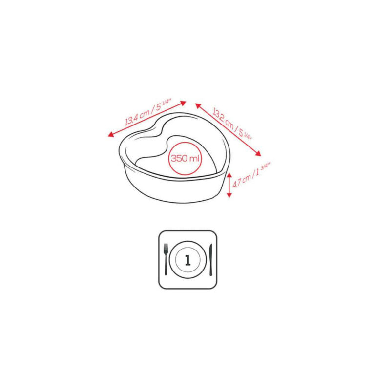 PEUGEOT SAVEURS - Moule coeur rouge PEUGEOT For you - 2 tailles