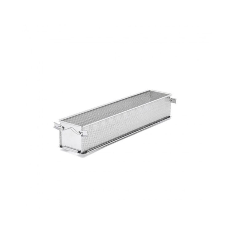 DE BUYER - Moule rectangulaire DE BUYER pliant Géoforme en inox perforé - 2 tailles