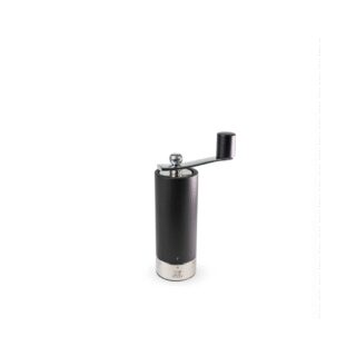 Peugeot Saveurs - Moulin à poivre à manivelle PEUGEOT SAVEURS Isen bois noir inox 18cm