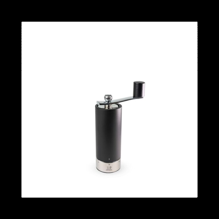 PEUGEOT SAVEURS - Moulin à poivre à manivelle PEUGEOT SAVEURS Isen bois noir inox 18cm