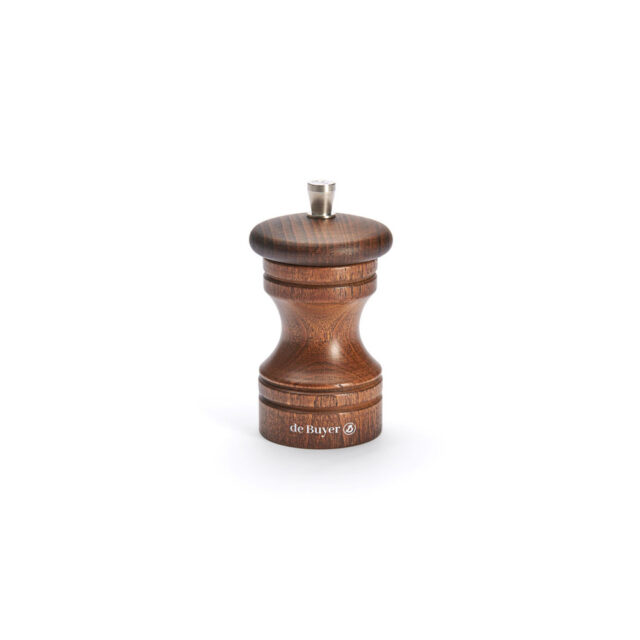 DE BUYER - Moulin à sel Paso De Buyer 10cm en bois - 4 coloris