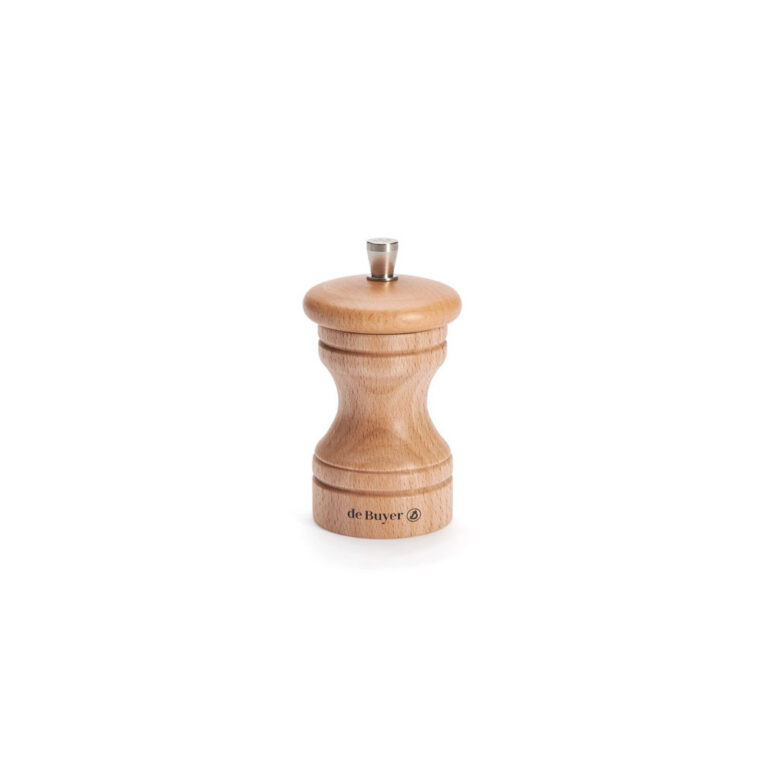 DE BUYER - Moulin à sel Paso De Buyer 10cm en bois - 4 coloris