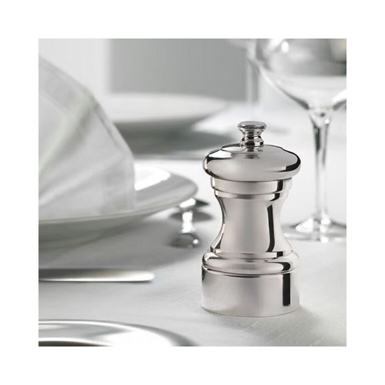 PEUGEOT SAVEURS - Moulin à sel sec ou à poivre PEUGEOT Mignonnette métal argenté 10cm