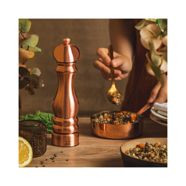 PEUGEOT SAVEURS - Moulin à sel sec PEUGEOT SAVEURS Paris Chef Zirlion 22cm CUIVRE U'Select