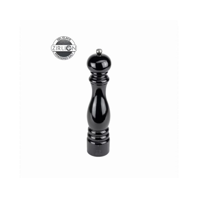 PEUGEOT SAVEURS - Moulin à sel sec PEUGEOT SAVEURS Paris u'Select Zirlion Noir laqué - 4 tailles