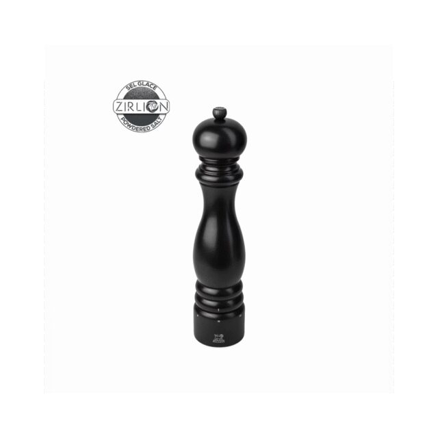 PEUGEOT SAVEURS - Moulin à sel sec PEUGEOT SAVEURS Paris u'Select Zirlion Noir Satin - 4 tailles