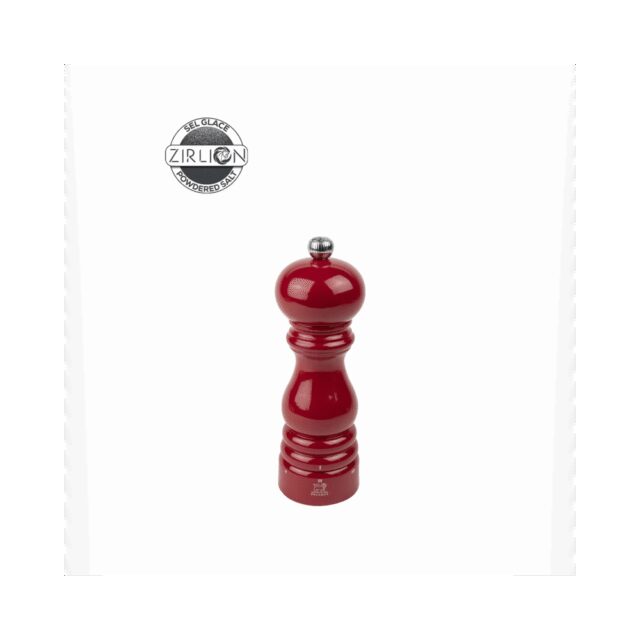PEUGEOT SAVEURS - Moulin à sel sec PEUGEOT SAVEURS Paris u'Select Zirlion Rouge passion - 4 tailles
