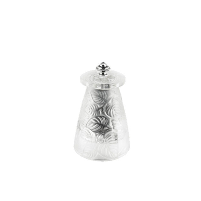 PEUGEOT SAVEURS - Moulin en cristal Peugeot Lalique à sel sec ou poivre 9cm