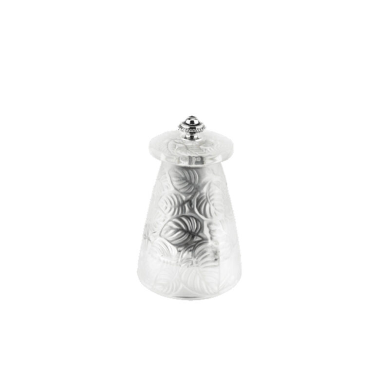 PEUGEOT SAVEURS - Moulin en cristal PEUGEOT Lalique à sel sec ou poivre 9cm