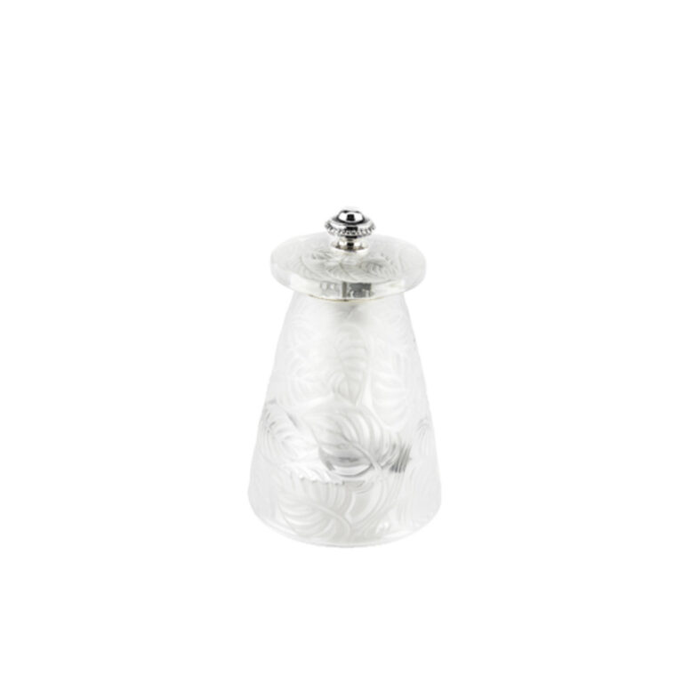 PEUGEOT SAVEURS - Moulin en cristal Peugeot Lalique à sel sec ou poivre 9cm