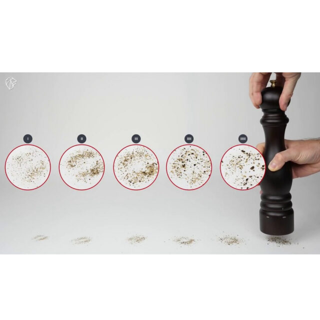 PEUGEOT SAVEURS - Moulin Peugeot sel sec poivre Paris Select Naturel - 6 tailles