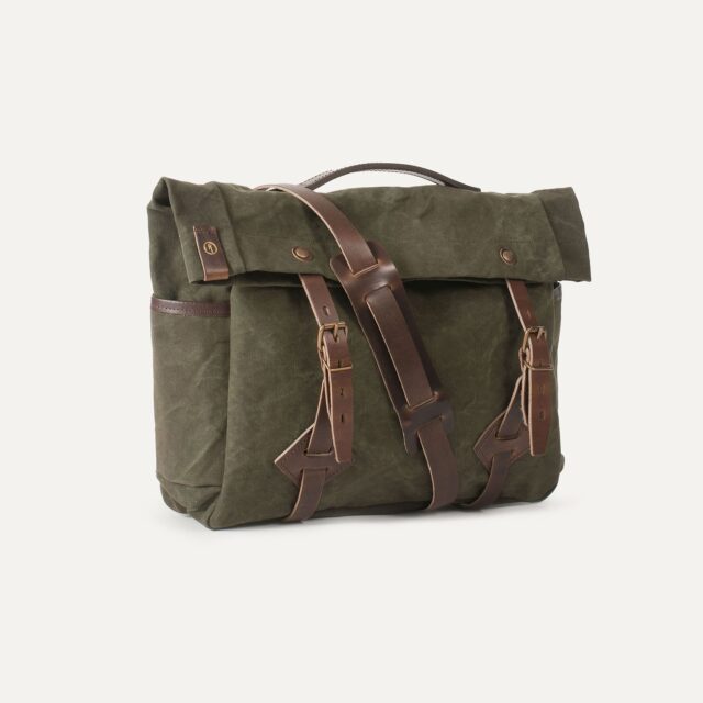 Bleu De Chauffe - Musette Gaston - Kaki foncé stonewashed