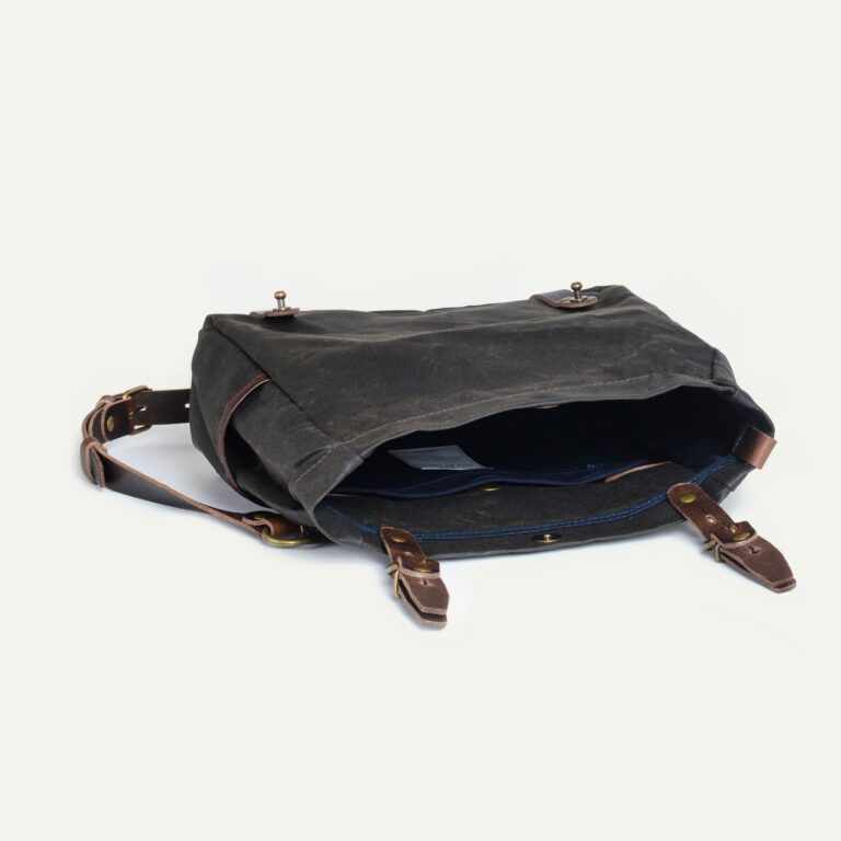 Bleu De Chauffe - Musette Gibus - Kaki waxé