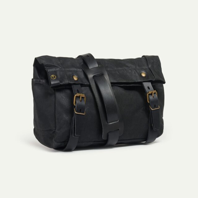 Bleu De Chauffe - Musette Gibus -  Noir waxé