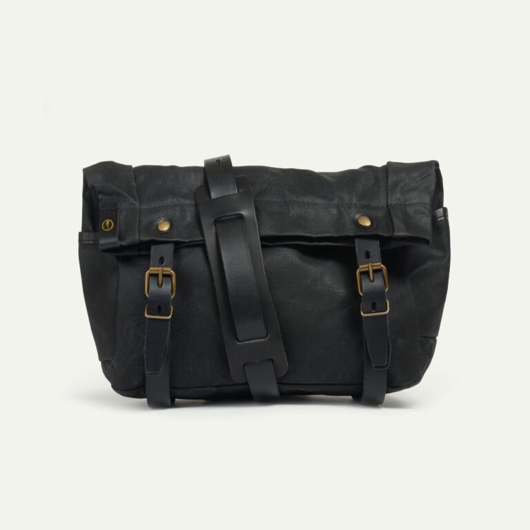 Bleu De Chauffe - Musette Gibus -  Noir waxé