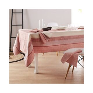 Nappe serviettes Charleston Corail Tradilinge – 9 dimensions par la marque Tradilinge Tradilinge - Nappe serviettes Charleston Corail Tradilinge – 9 dimensions