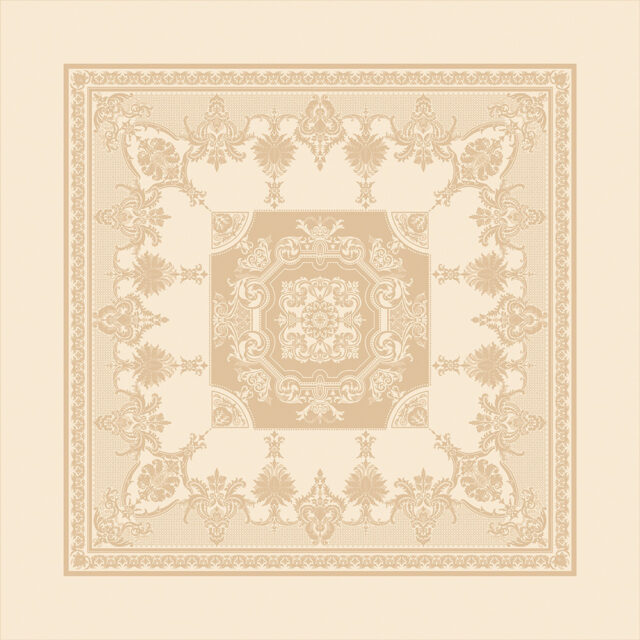 GARNIER THIEBAUT - Nappe Eléonore doré Garnier Thiebaut - 7 dimensions