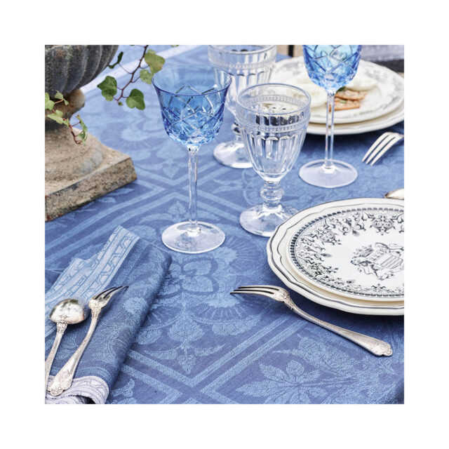GARNIER THIEBAUT - Nappe Harmonie Bleu Garnier Thiebaut - 3 tailles