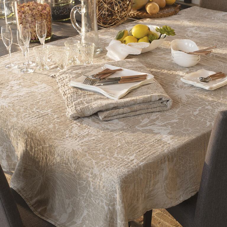 GARNIER THIEBAUT - Nappe Mille Bloom Garnier Thiebaut naturel - 2 tailles