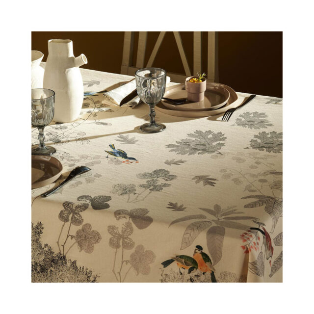 GARNIER THIEBAUT - Nappe Monochrome fusain Garnier Thiebaut - 4 tailles