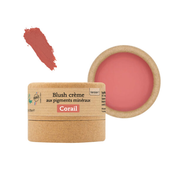Comme Avant - Blush Crème Bio Marron - Pigments Minéraux Naturels - Fabrication Française