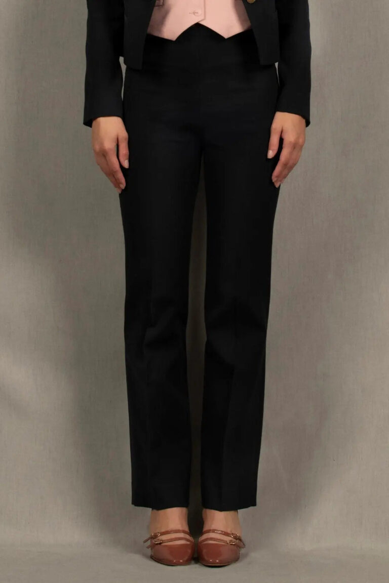 My tailor is Joh - Pantalon Tailleur Femme Droit Bleu marine – Sœur