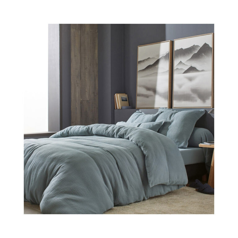 BLANC DES VOSGES - Parure de lit COSY gaze de coton BLANC DES VOSGES - 7 coloris