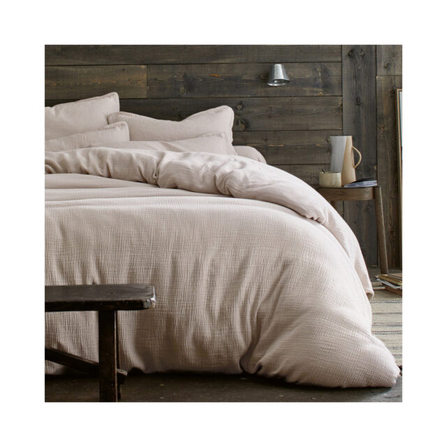 BLANC DES VOSGES - Parure de lit COSY gaze de coton Blanc des Vosges - 7 coloris