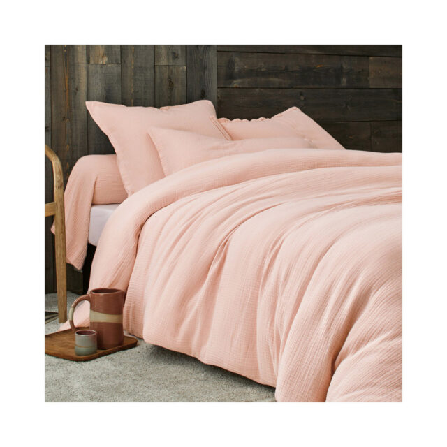 BLANC DES VOSGES - Parure de lit COSY gaze de coton Blanc des Vosges - 7 coloris