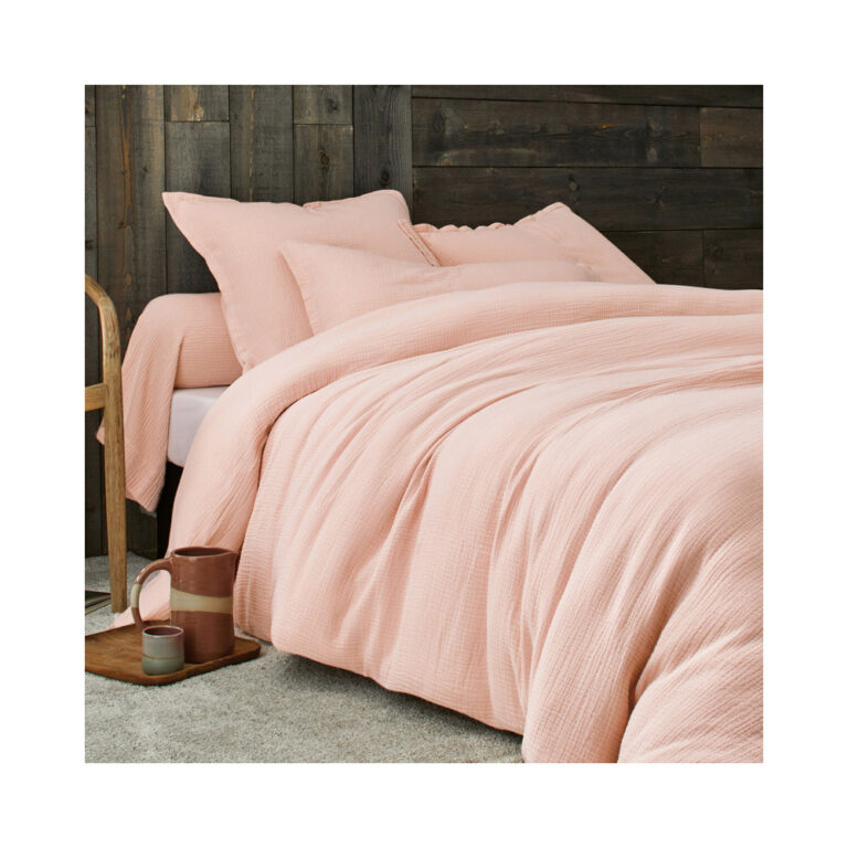 BLANC DES VOSGES - Parure de lit COSY gaze de coton BLANC DES VOSGES - 7 coloris