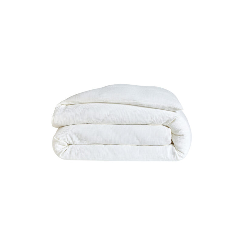 BLANC DES VOSGES - Parure de lit COSY gaze de coton BLANC DES VOSGES - 7 coloris