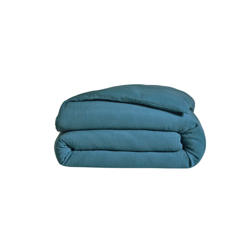 BLANC DES VOSGES - Parure de lit COSY gaze de coton BLANC DES VOSGES - 7 coloris