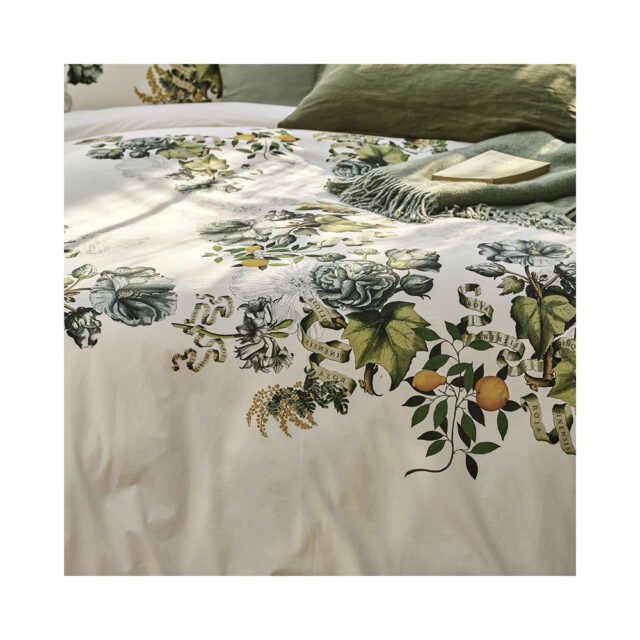 GARNIER THIEBAUT - Parure de lit Giardino naturel Garnier Thiebaut - 2 tailles