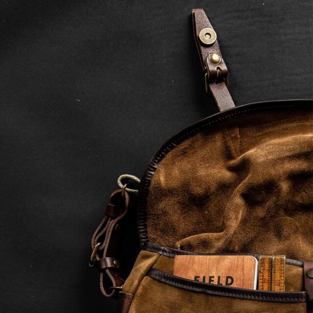 Bleu De Chauffe - Patte à boucle Musette du Pêcheur - Palissandre