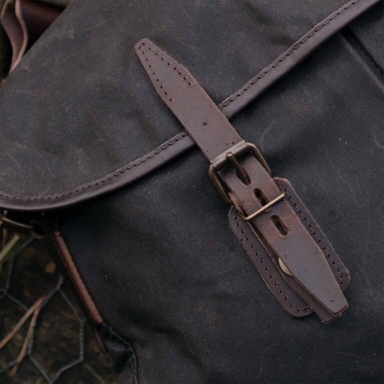 Bleu De Chauffe - Patte à boucle Musette du Pêcheur - Palissandre