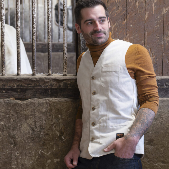 Kiplay Vintage - Gilet 100% Lin - Louis