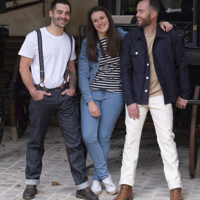 Kiplay Vintage - Jean’s Ecru en coton Bio - CP1992