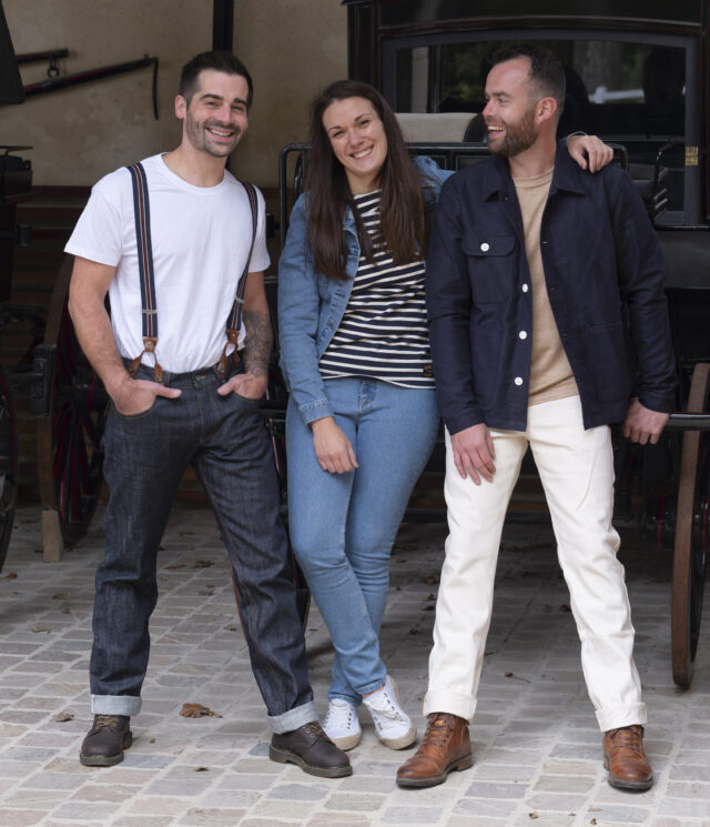 Kiplay Vintage - Jean’s Ecru en coton Bio - CP1992