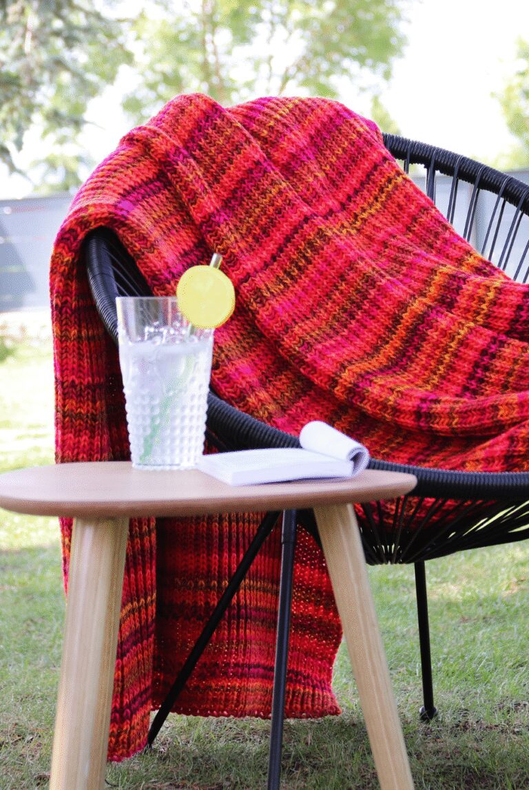 Maison Bonnefoy - Plaid en laine Bayonne – Marron Gris