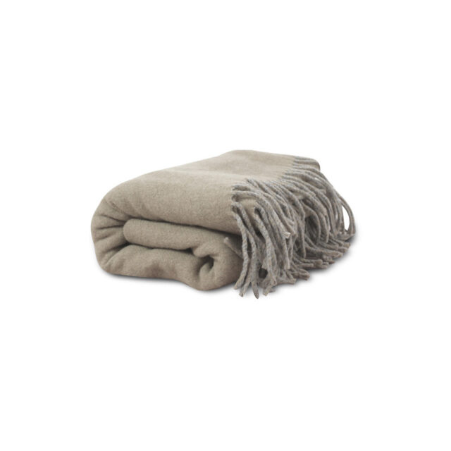 GARNIER THIEBAUT - Plaid Jeté de canapé Duetto laine Garnier Thiebaut - 3 coloris