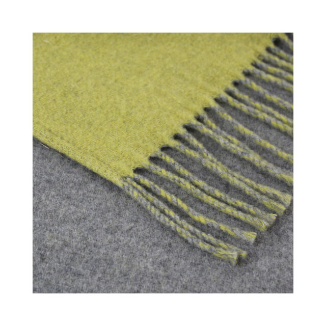 GARNIER THIEBAUT - Plaid Jeté de canapé Duetto laine Garnier Thiebaut - 3 coloris