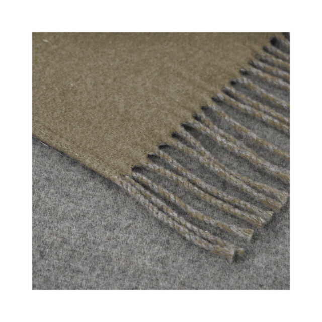 GARNIER THIEBAUT - Plaid Jeté de canapé Duetto laine Garnier Thiebaut - 3 coloris