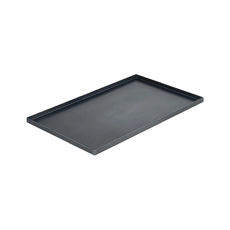 DE BUYER - Plaque de cuisson Gn DE BUYER rectangulaire en acier bords droits 53x33cm