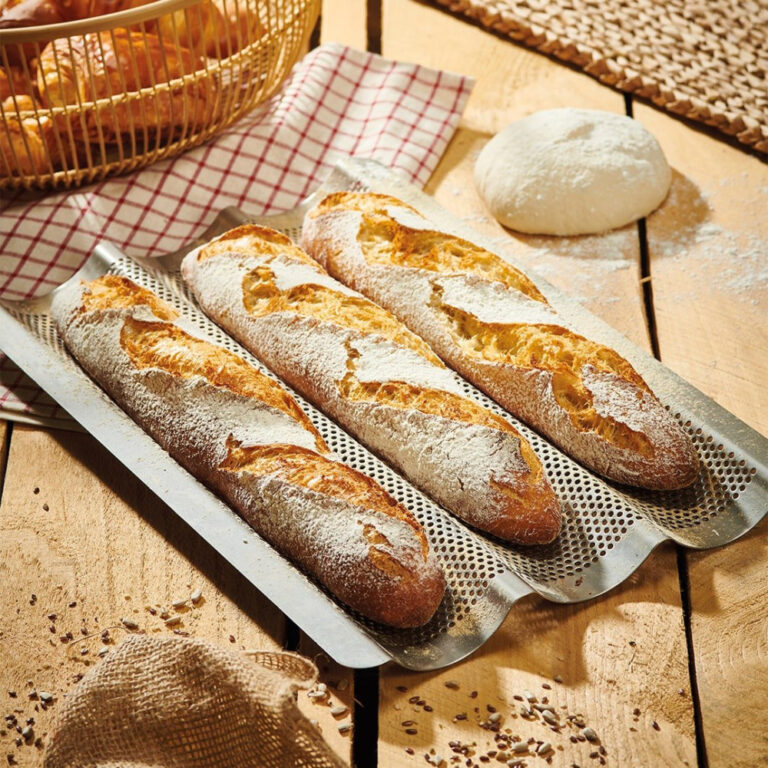 DE BUYER - Plaque perforée DE BUYER 3 baguettes en inox