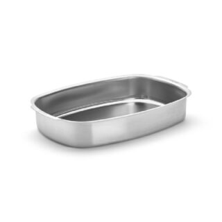 de Buyer - Plat à four De Buyer rectangulaire en inox 38x26cm