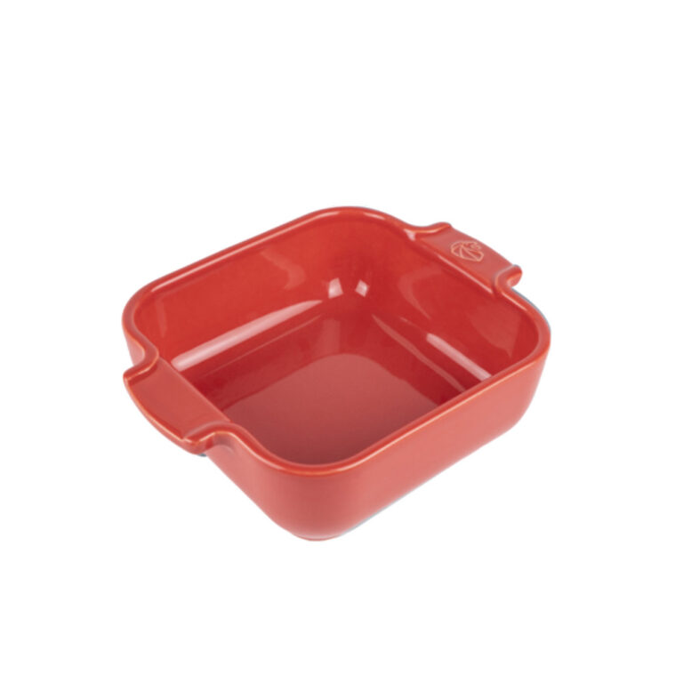 PEUGEOT SAVEURS - Plat à four individuel 18cm carré Appolia PEUGEOT - 4 coloris