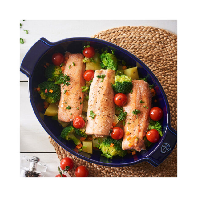 PEUGEOT SAVEURS - Plat à four ovale 40cm Appolia Peugeot - 3 coloris
