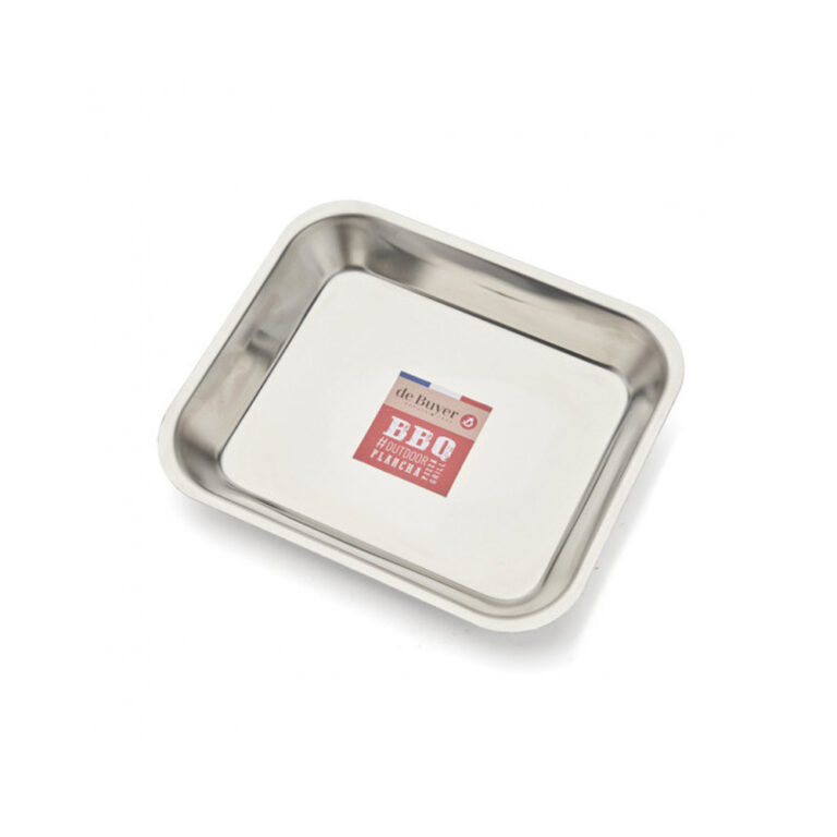 DE BUYER - Plat à mariner en inox De Buyer - 2 tailles
